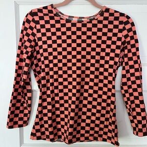 Wray NYC Emi Tee - Berry Check